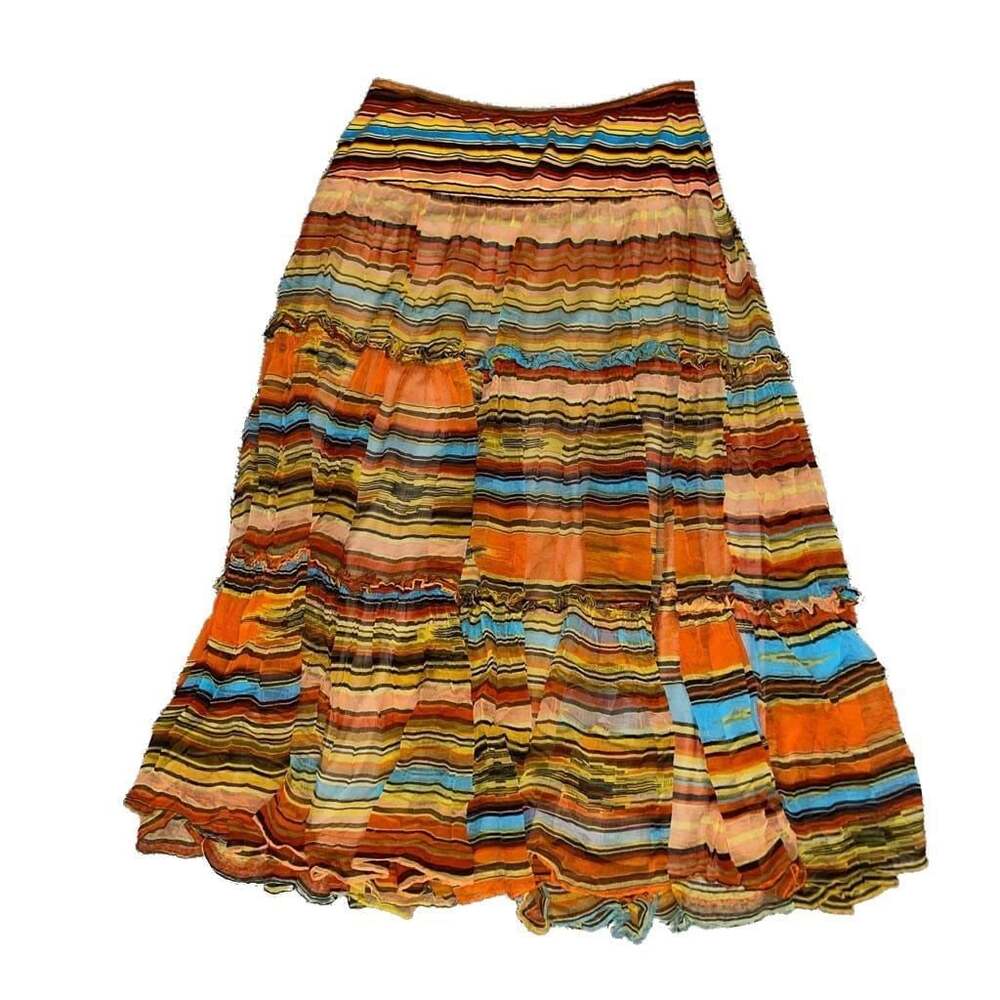 Vintage Collection boho/western Maxi Skirt Sz L